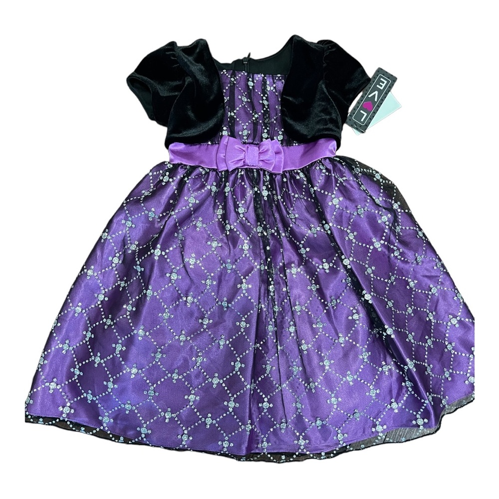 NWT Girls Princess HOLIDAY Dress with Sweater 2T Sparkle Glitter